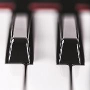 Ausschnitt Klaviertastatur