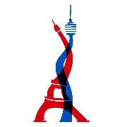 Eiffelturm verschlungen mit Fernsehturm Eiffelturm verschlungen mit Fernsehturm