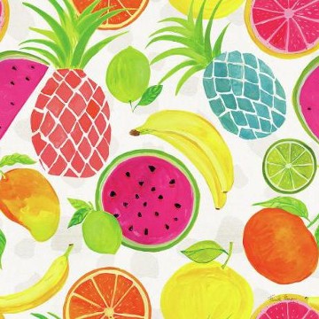 Grafik mit Früchten Grafik mit Früchten